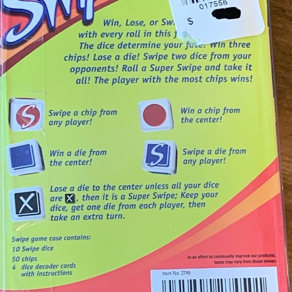 Swipe the Dice Heist Game 2004 New Fundex Games - Picture 6 of 8